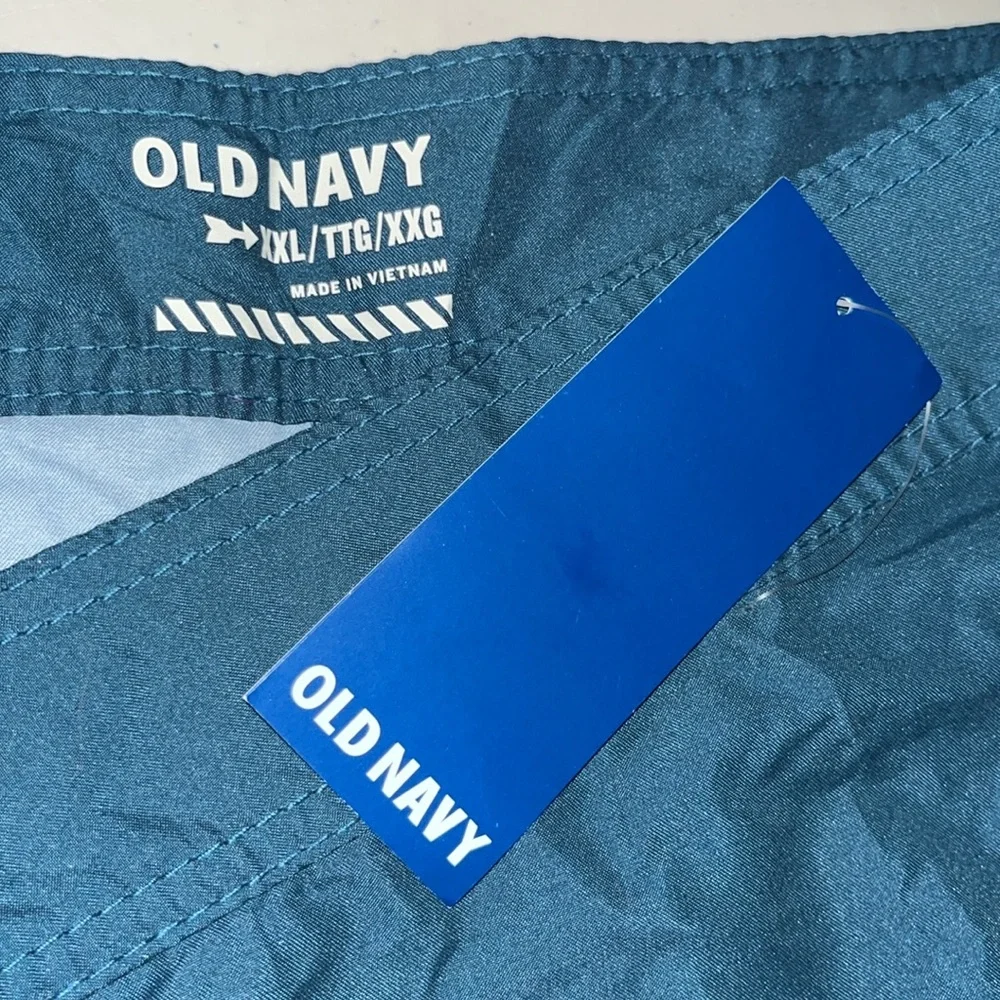 Old Navy NWT Size XXL Teal Blue Swim Board Shorts - Picture 3 of 3